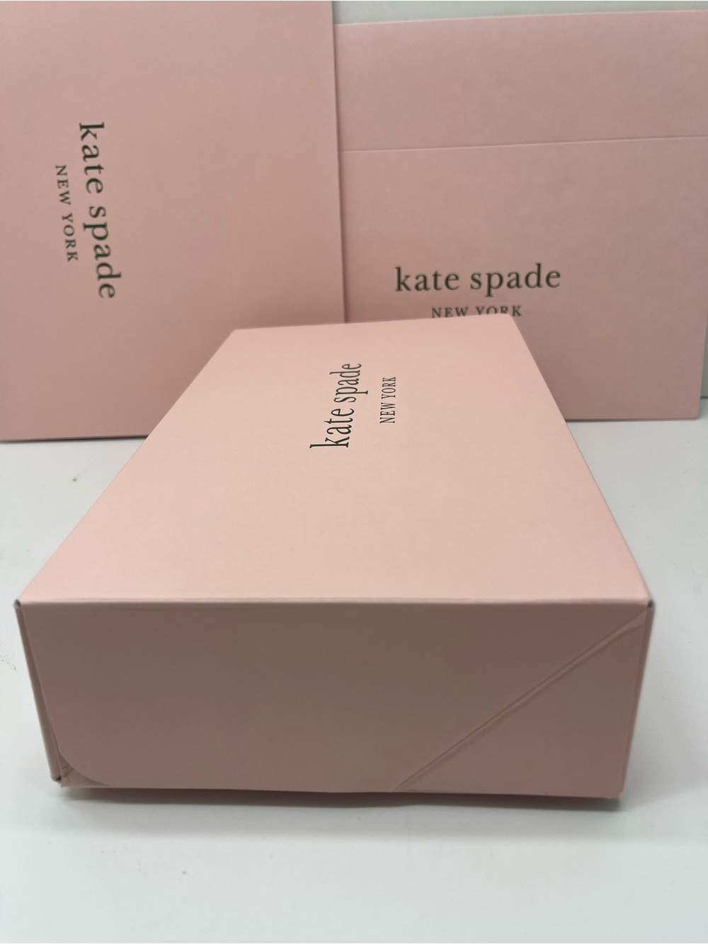 3 boxes set Kate Spade New York Empty Gift Box Pink 10” x 6” x 2.5” Authentic - Picture 4 of 16